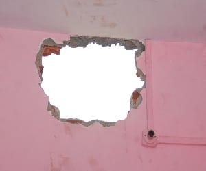 theft in six shop In a night. 