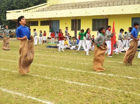 Hammer young ones in the stadium showed the talent