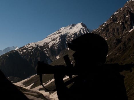 soldier died slipped and rolled down into a deep gorge