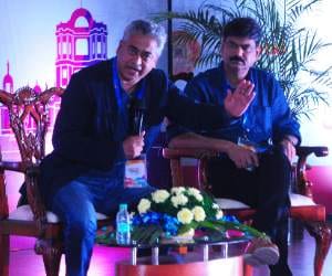 Rajdeep Sardesai speaks in litrature carnival. 