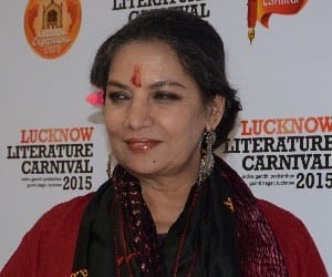 Actress Shabana Azmi speaks over intoleramce.