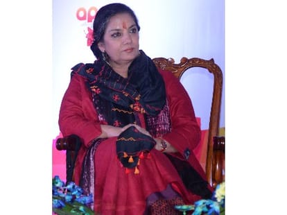 Actress Shabana Azmi speaks over intoleramce.