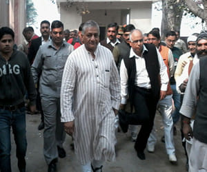 he Minister General VK Singh's statement boiled Gujjar community
