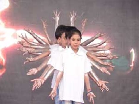 mobile app launch in Jaipuria school 