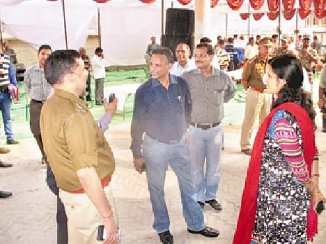 polling parties depart for voting 