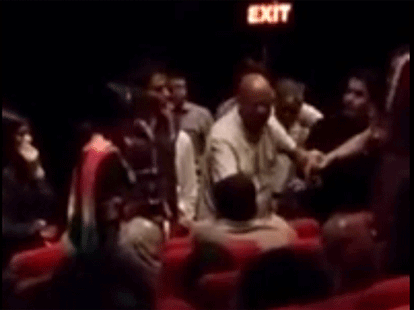 Muslim family forced to leave cinema hall for not standing on National Anthem