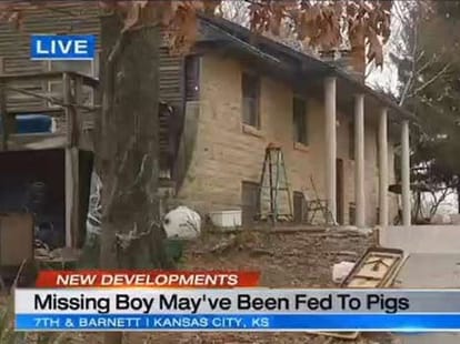 father arrested for murdering his son and feeding his body to pigs