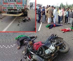 Teenager killed by truck crushing