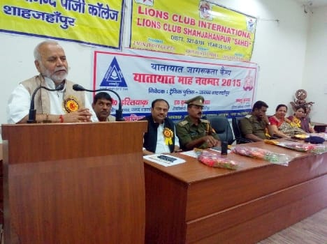 Institutions put together traffic awareness camp
