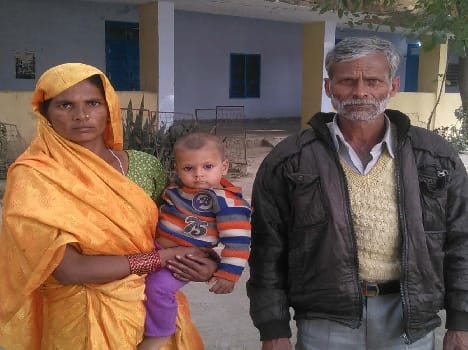 The couple had to leave the village because of the threat of Dbangon