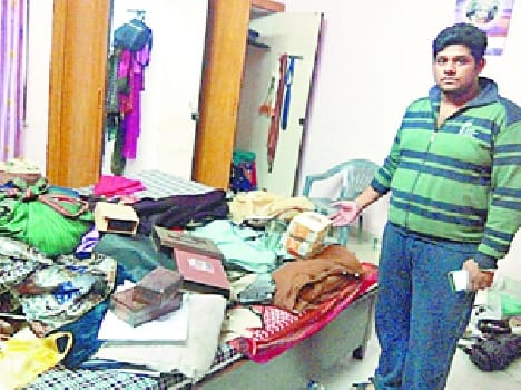 Millions of commerce employee home burglary