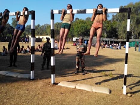 Now only online registration in army entrance