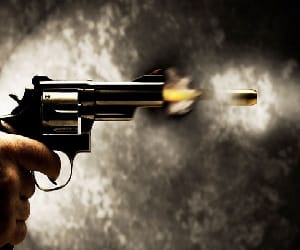 person shot himself.