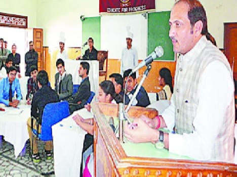 Silver Bells engaged in the Mock Parliament