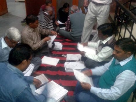 Voter lists were being prepared
