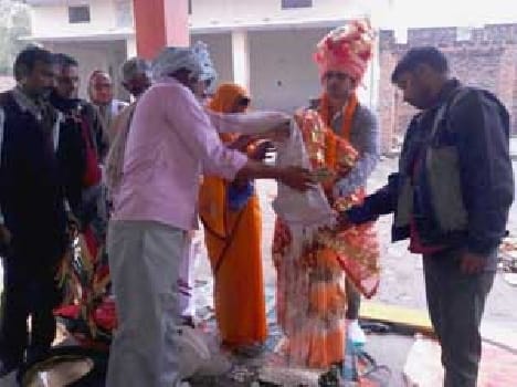 Poor daughter's wedding united village