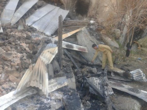 house gutted in fire