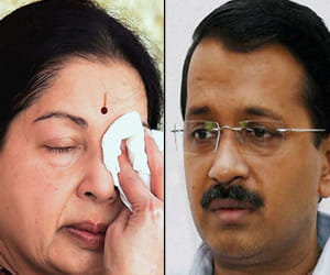 In a crisis situation with Tamil Nadu,  Kejriwal's letter to lalitha