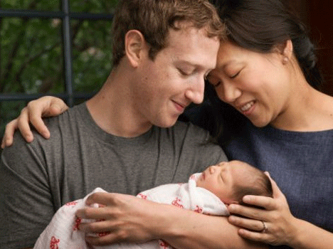 Facebook chief Mark Zuckerberg becomes father