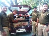 Five cases including country liquor Two captive, car Seas