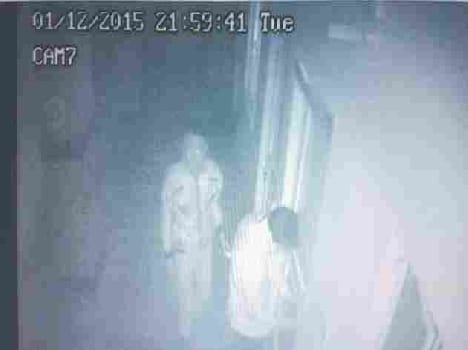 Thief caught on CCTV stealing factory
