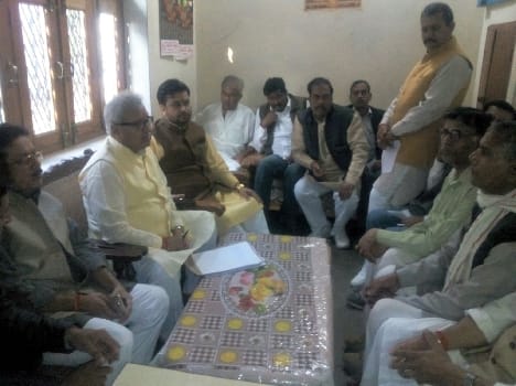 BJP state inspector visited martyr 's 
