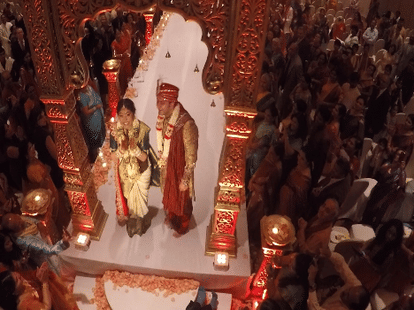 Costume Rental in marriages, the bride and groom getting the preferred dress.
