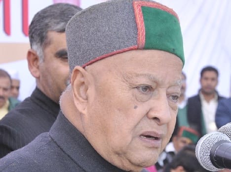 cm virbhadra singh press conference.