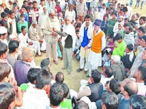 The announcement to evacuate the village garmaya Kdkdi