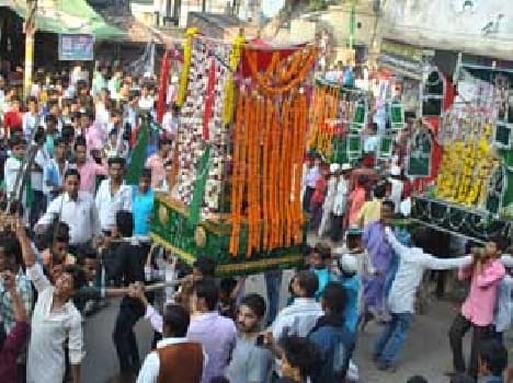 Penitential procession turned into the atmosphere