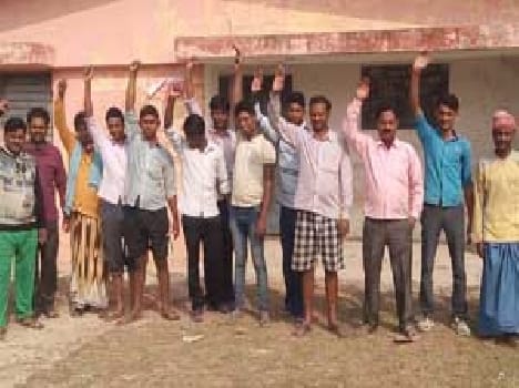 ANM is absent agitation of the people.