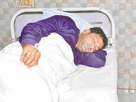 yogesh had suffered heart attack