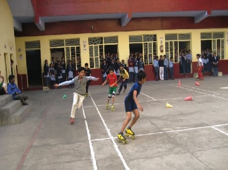 Students who practice skating