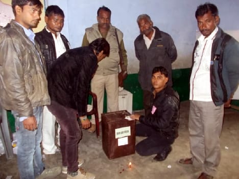 Tight security has been put in the ballot boxes