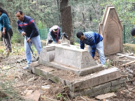 a trust mantaining british cemeteries at shimla.