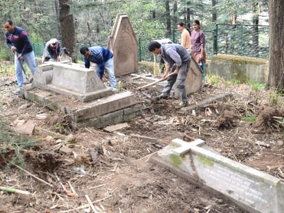 a trust mantaining british cemeteries at shimla.
