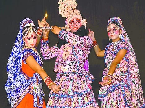 Maheshani mother rock festival team of Haryana-Mathura 