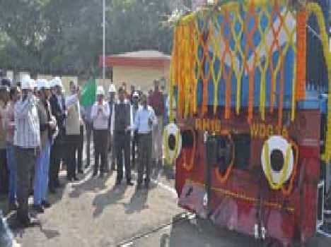 The new locomotives operating