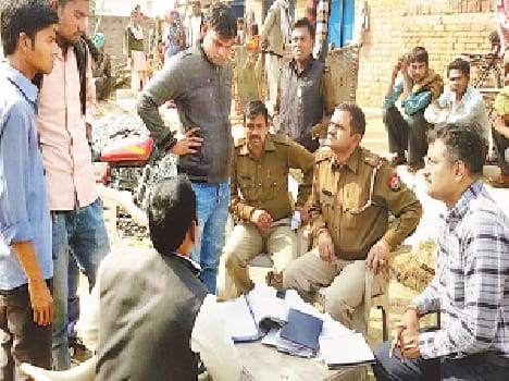 After killing the woman blew corpse
