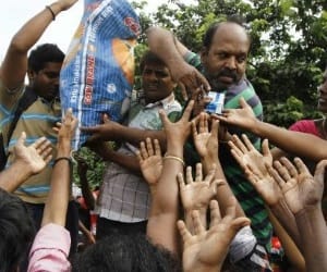 chennai flood people not need to food and blanket