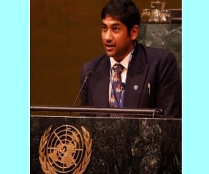 dehradun kaushik nag addresses united nation assembly.