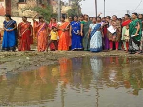 agitation against waterlogging 