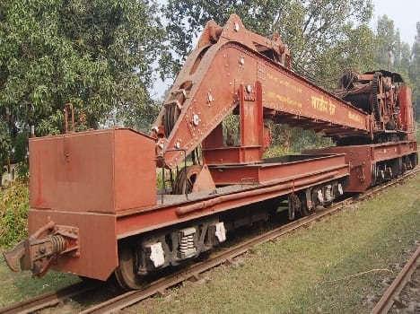 Omkara three decade old crane The elegance of form railway junction
