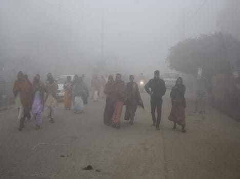 fog in mathura and vrindavan