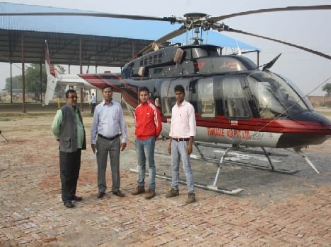 helicopter service is about to start in vrindavan
