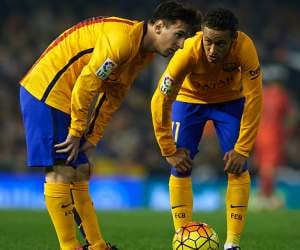 lionel messi on fire for barcelona