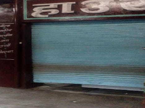 Locks of four shops destroyed in one night