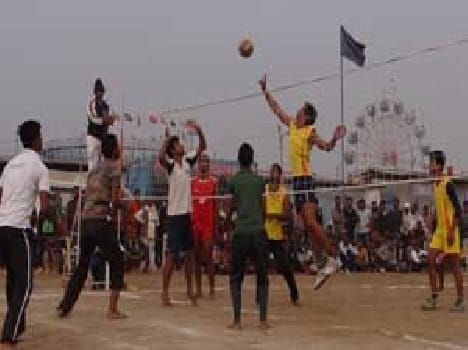 Kodera volleyball team in the competition winner
