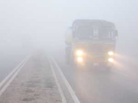 Speed ??commanded by blanket of fog