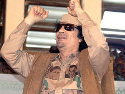 why people treat gaddafi as god